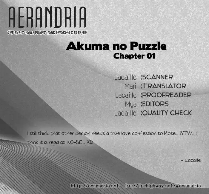 Akuma no Puzzle Chapter 1 3